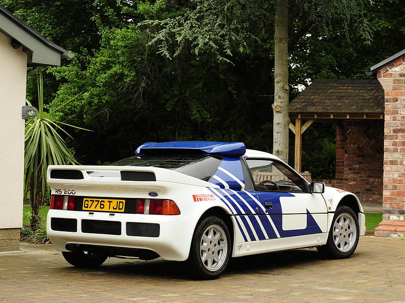 ford rs200, rs200, tree, house, ford, HD wallpaper ford rs200, rs200, tree, house, ford, HD wallpaper