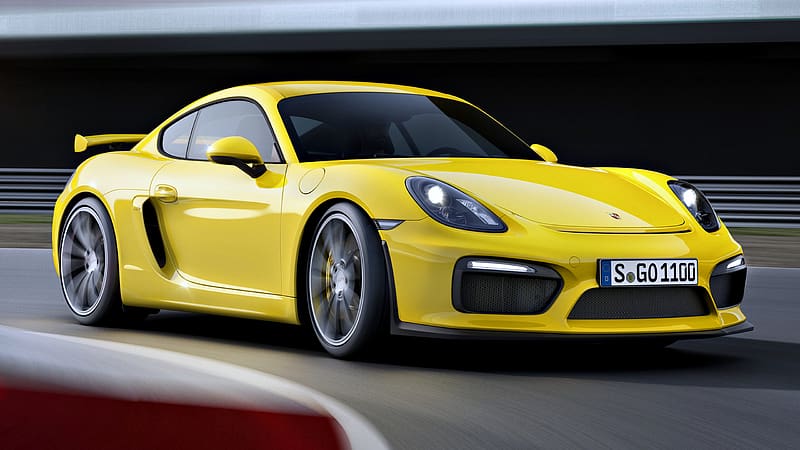 Porsche, Car, Porsche Cayman, Porsche Cayman Gt4, Vehicles, Yellow Car