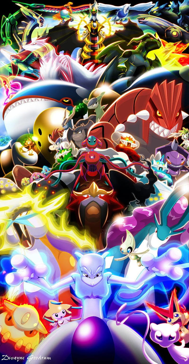 Legendary Pokemon, mythical, HD phone wallpaper | Peakpx