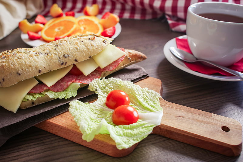 Food, Sandwich, Bread, Still Life, Tomato, HD wallpaper