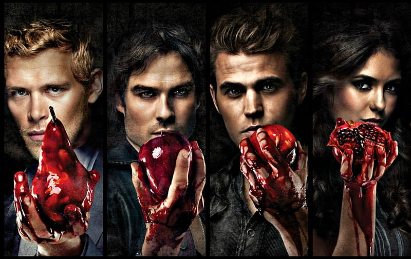 Elena & Damon  Vampire diaries poster, Vampire diaries, Movie