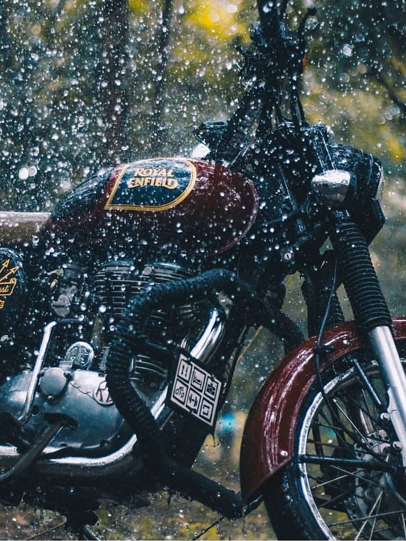 Royal Enfield, classic, classic 350, classic 500, meroon, love, motorcycle, bike, motor, super, HD phone wallpaper