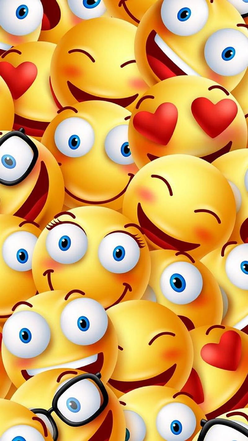Emojis, kids, calm, HD phone wallpaper