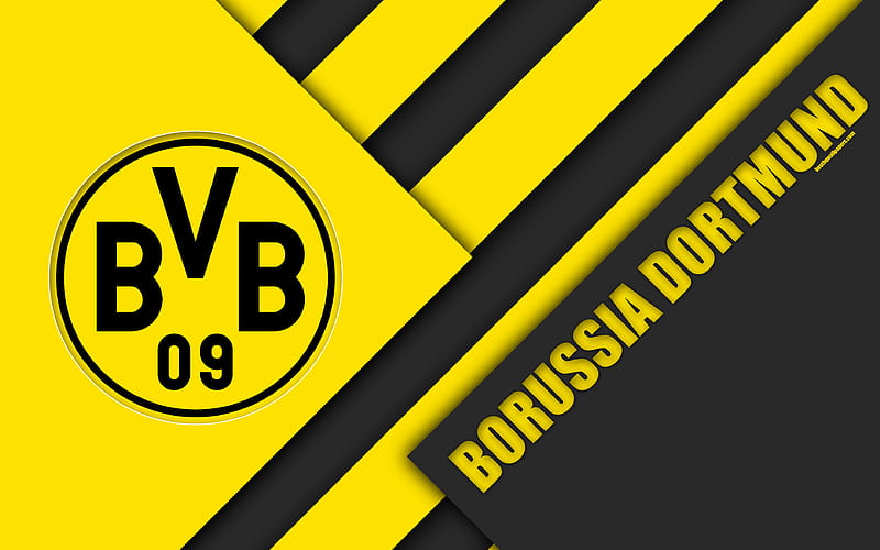 Borussia Dortmund Fc Material Design Bvb Emblem German Football Club Logo Hd Wallpaper Peakpx