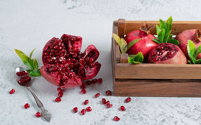 Pomegranate, still life, fruit, food, HD wallpaper | Peakpx