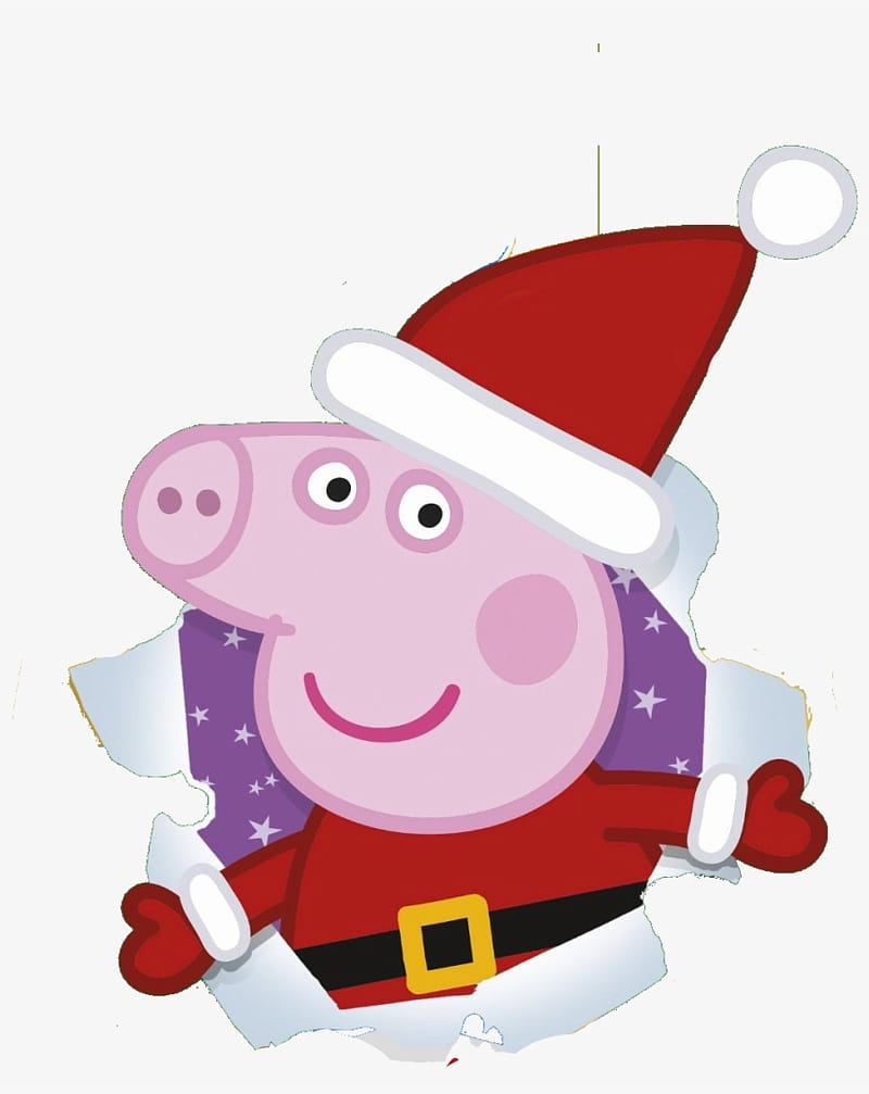 Peppa Pig House (PC and Mobile), Christmas Pig, HD wallpaper