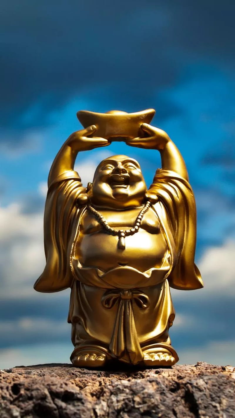 Laughing buddha, king, warrior, HD phone wallpaper | Peakpx