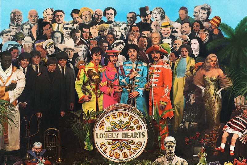 The Beatles, Pepper, Lennon, Sixties, McCartney, HD wallpaper