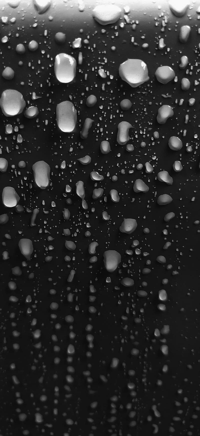 Dark Drops, blue, drak, drop, rain, raindrops, water, HD mobile ...