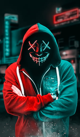 R&B MASKED, blue, city, light, night, red, road, spark, street, way, HD ...