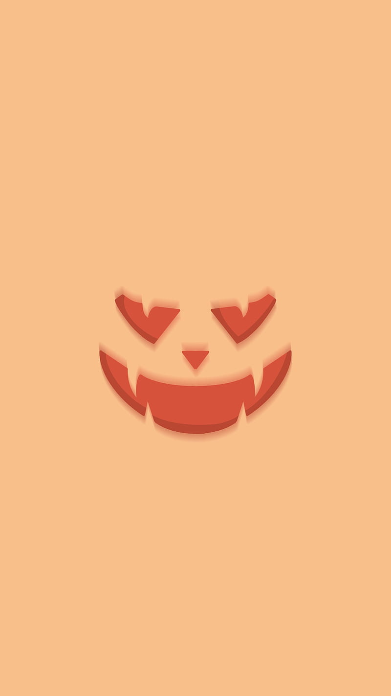 Orange Pumpkin Face, Holidaze, art, background, black, cartoon, cute, dark, decoration, desenho, emotion, evil, fun, glow, graphic, halloween, happy, haunted, holiday, horror, icon, illustration, isolated, scary, sign, silhouette, smile, spooky, symbol, vector, white, witch, HD phone wallpaper