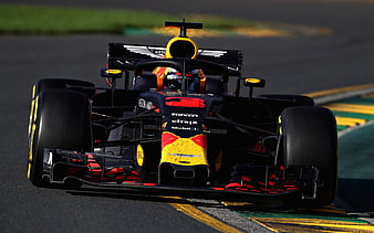 Daniel Ricciardo, Red Bull Racing, Red Bull RB14 Formula 1, Australian racing driver, F1, racing track, HD wallpaper
