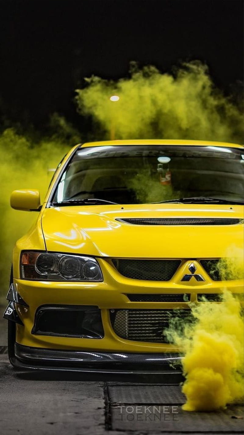 Mitsubishi With Smoke