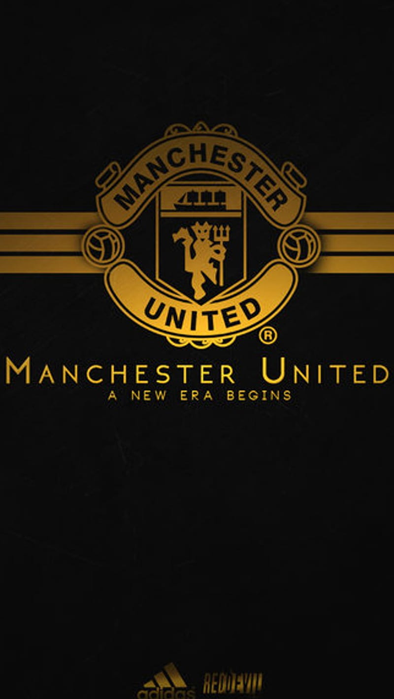Manchester United, club, logo, red, sport, HD phone wallpaper