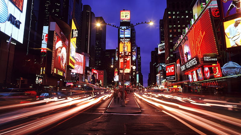 New york, times square, night city Laptop Full, City, , and Background, HD  wallpaper | Peakpx
