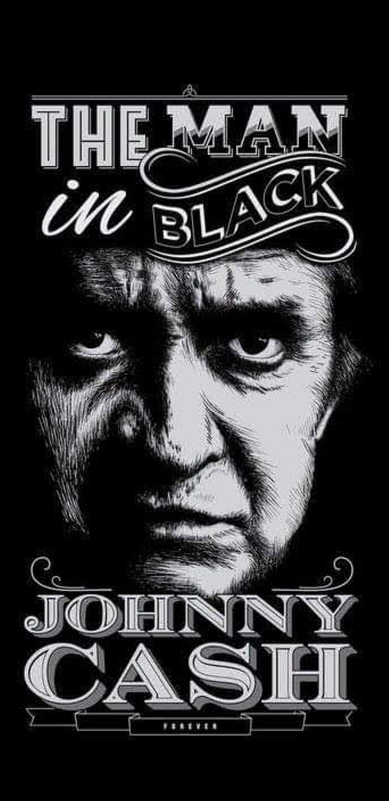 Johnny Cash Phone Wallpaper  Mobile Abyss