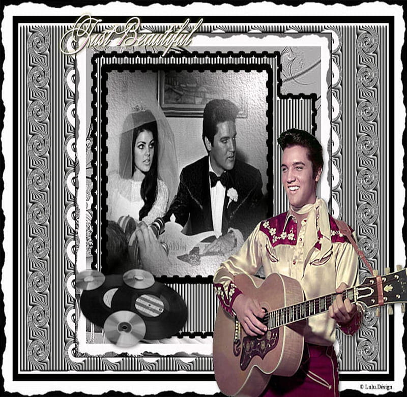 Dedicated to Elvis Presley on the Anniversary of his death 16th August Elvis, guitar, Priscilla, HD wallpaper