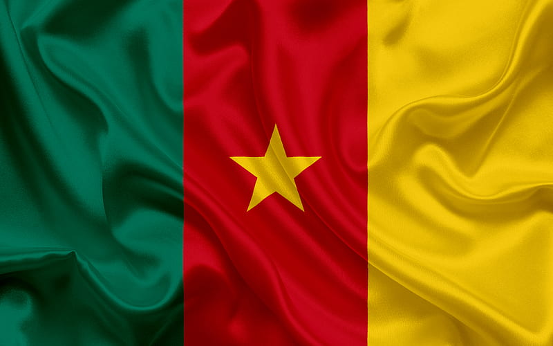 Cameroon flag, Africa, Cameroon, national symbols, flag of Cameroon, HD wallpaper