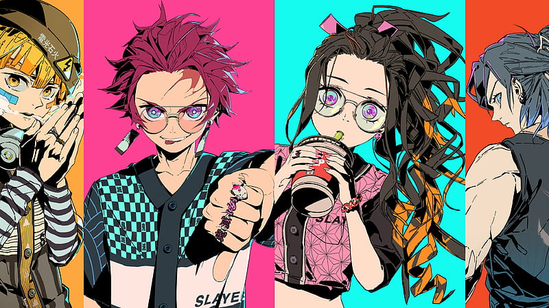 KimetsuNoYaiba #Nezuko #Tanjiro #Zenitsu #Inosuke