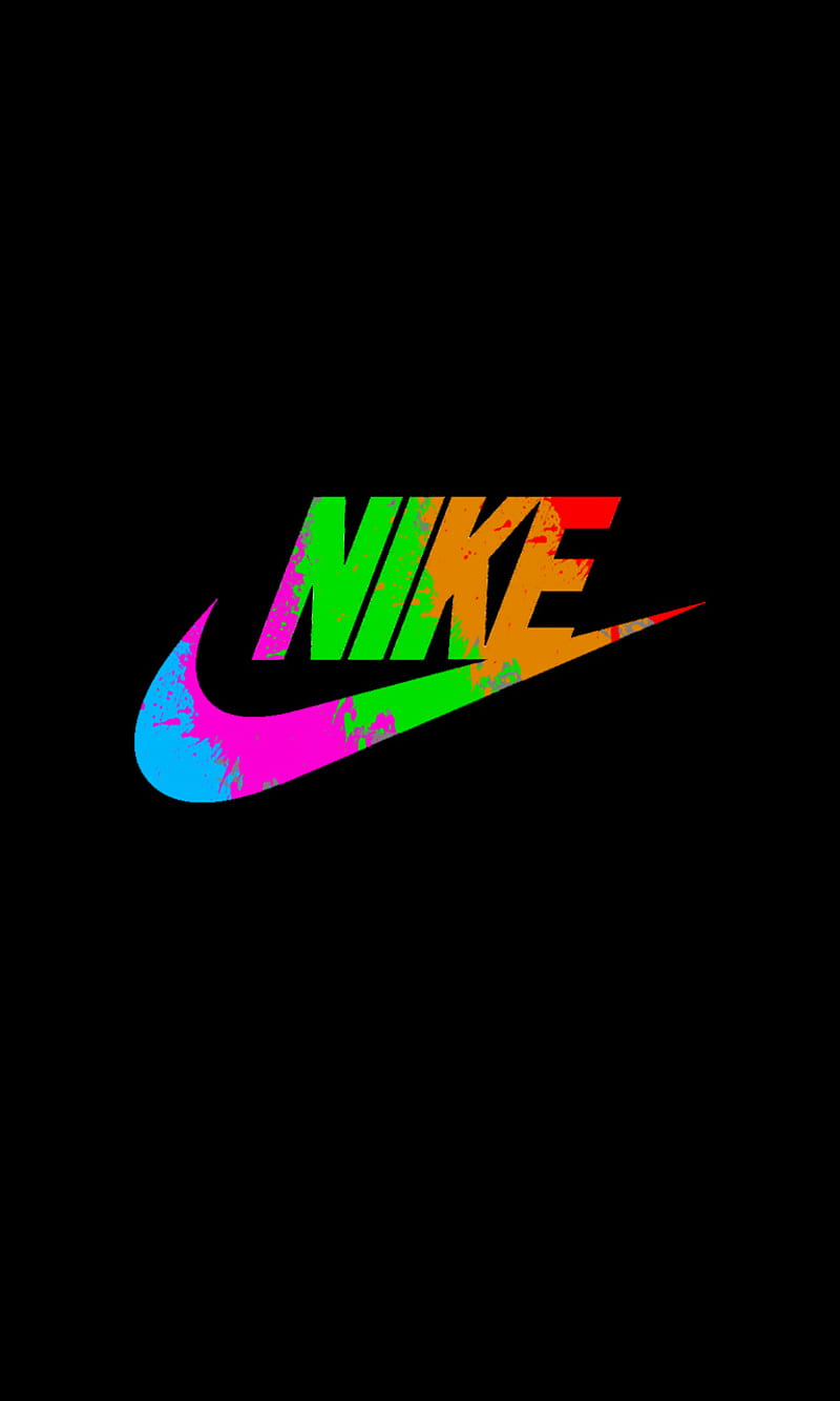 Nike, anime, black, HD phone wallpaper