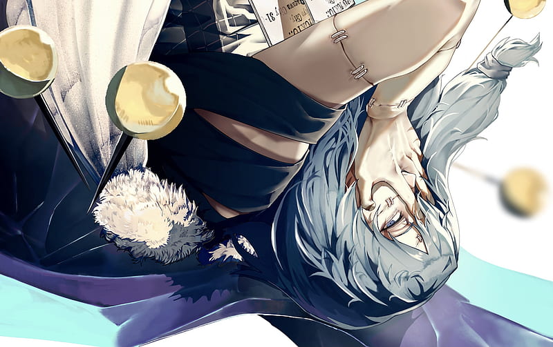 Anime, Jujutsu Kaisen, Blue Hair, Boy, Mahito (Jujutsu Kaisen), HD wallpaper