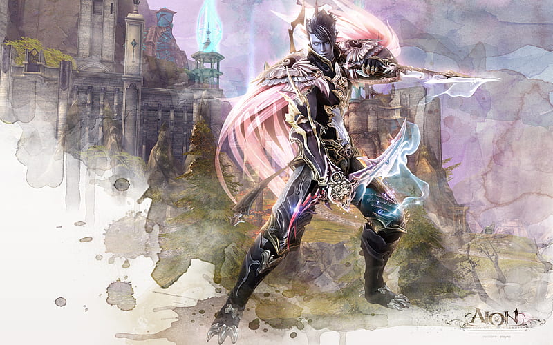 Aion Tower of Eternity, aion, asmodians, assassin, HD wallpaper