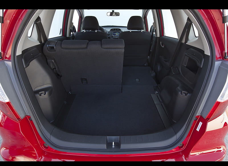 Honda Fit Sport (2012) - Trunk, car, HD wallpaper Honda Fit Sport (2012) - Trunk, car, HD wallpaper