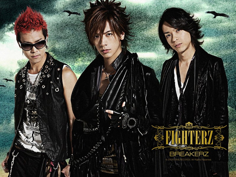 Breakerz, J-Rock Band, Shin pei, Daigo, Akihide, HD wallpaper