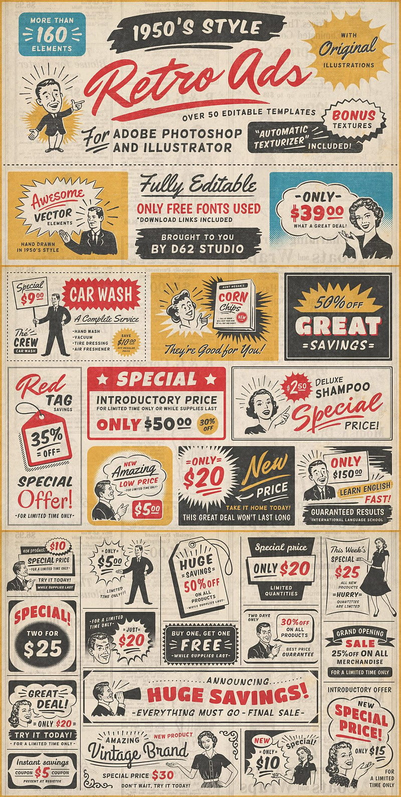 1950s Retro Style, 1950, vintage, HD phone wallpaper | Peakpx