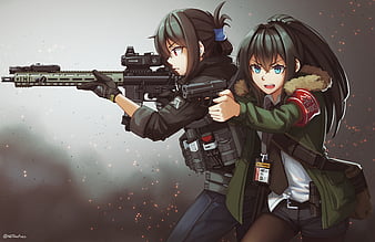 I wonder if she plays Escape from Tarkov 🤔 Artist: ALLENES Sauce:... -  What happens if you give Anime Girls Weapons of Mass Destruction? | Facebook