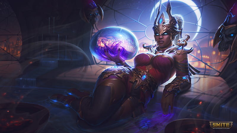 Void Sorceress Yemoja Smite Gaming, HD wallpaper