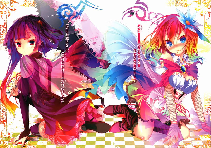 Smoky Design anime no game no life shiro no game no life sora no