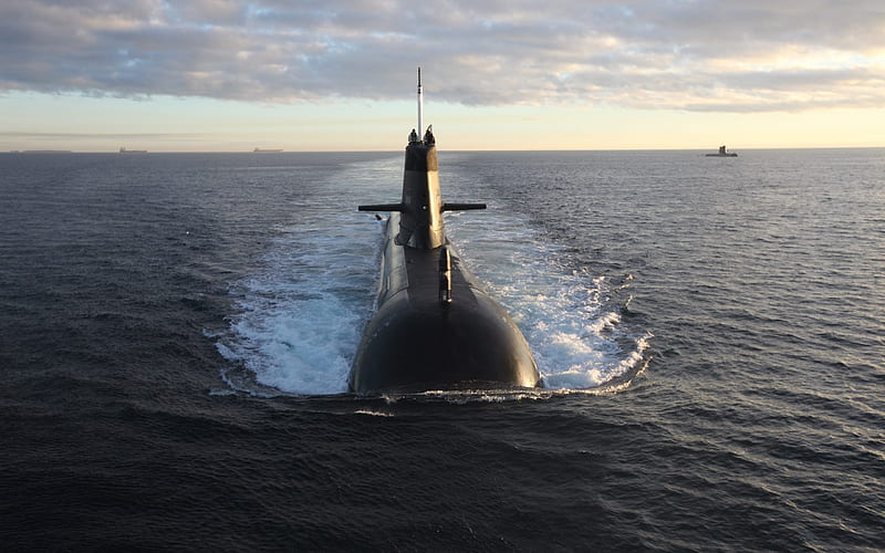 HMAS Waller, SSG 75, Collins-class submarines, Royal Australian Navy, RAN, Submarine, sea, warships, Australia, HD wallpaper