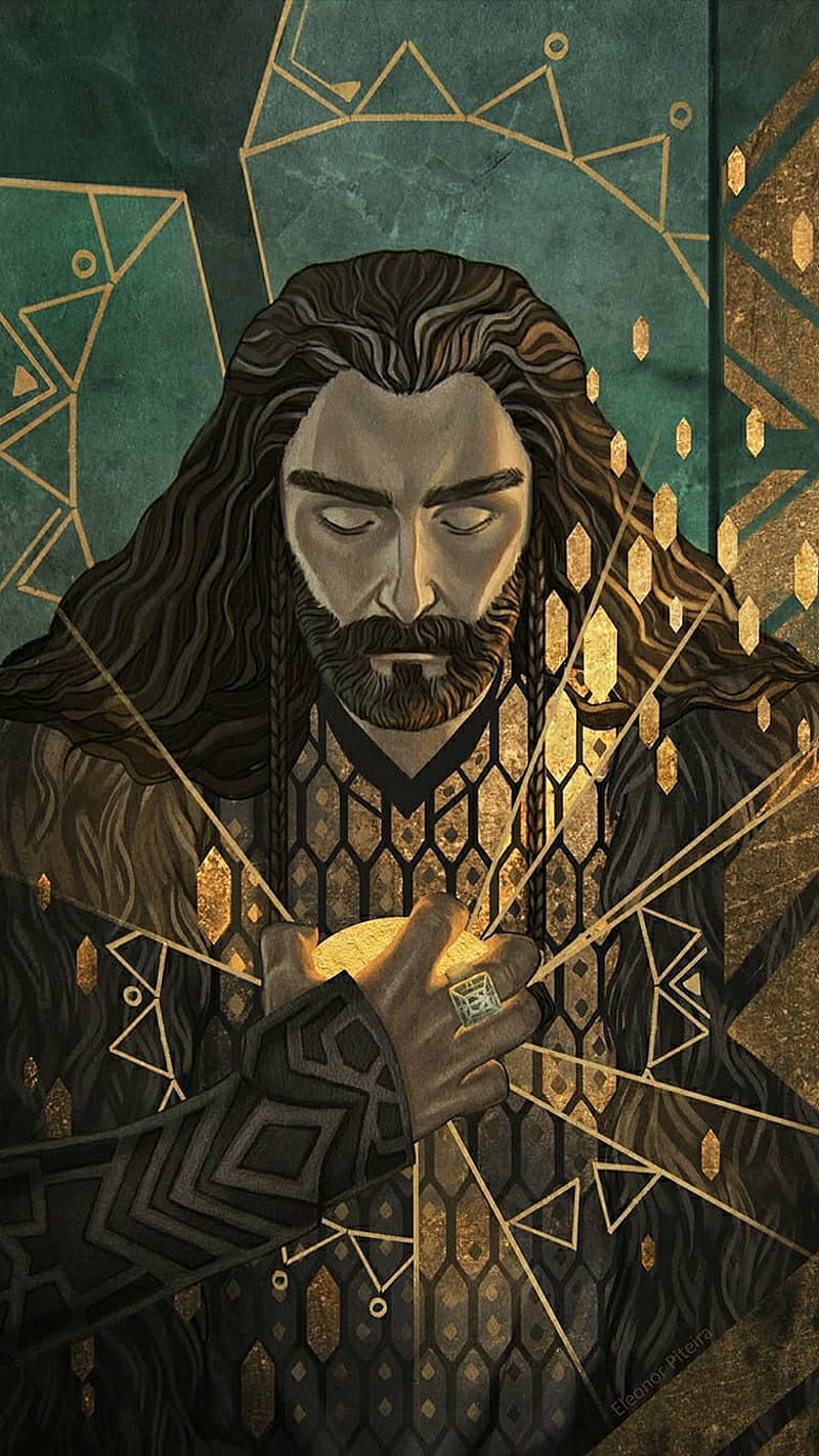 Hobbit Thorin, king, kings, lord, lotr, rings, rip, HD phone wallpaper