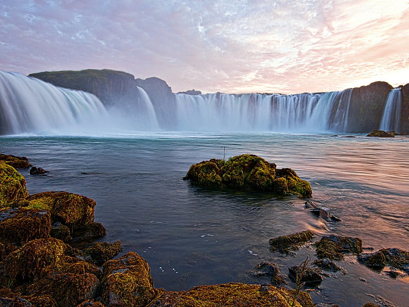 Turistaszemmel Izland, Waterfall, Rocks, Nature, Island, HD wallpaper |  Peakpx