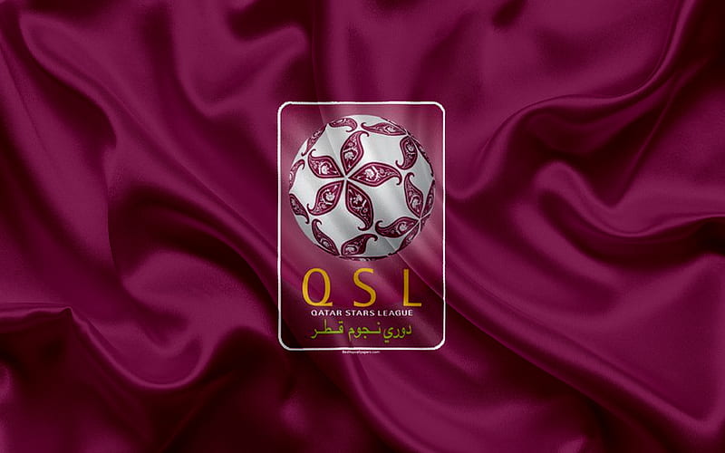 Qatar Stars League, logo, emblem football championship, Qatar, HD wallpaper