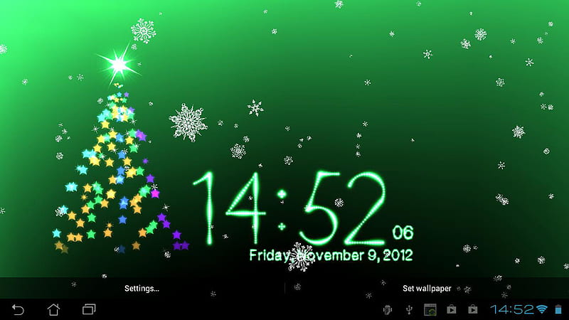 Christmas Countdown With Colorful Stars In Green Background Christmas Countdown, HD wallpaper