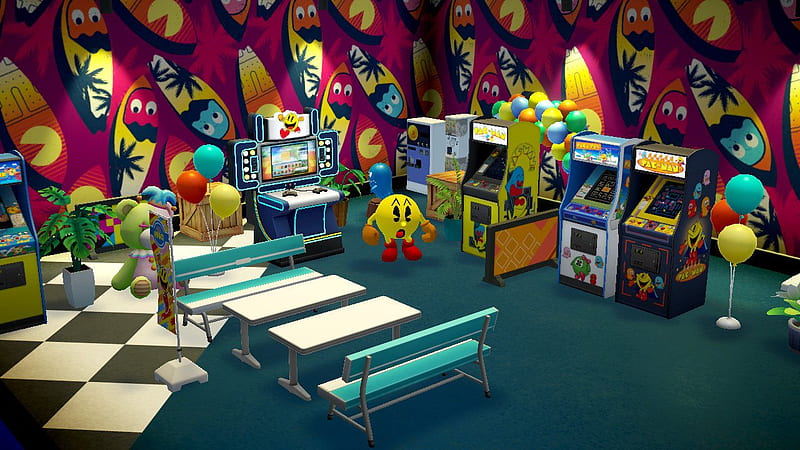 PAC MAN MUSEUM+ Arcade . Bandai Namco Entertainment Asia, Arcade Room, HD wallpaper