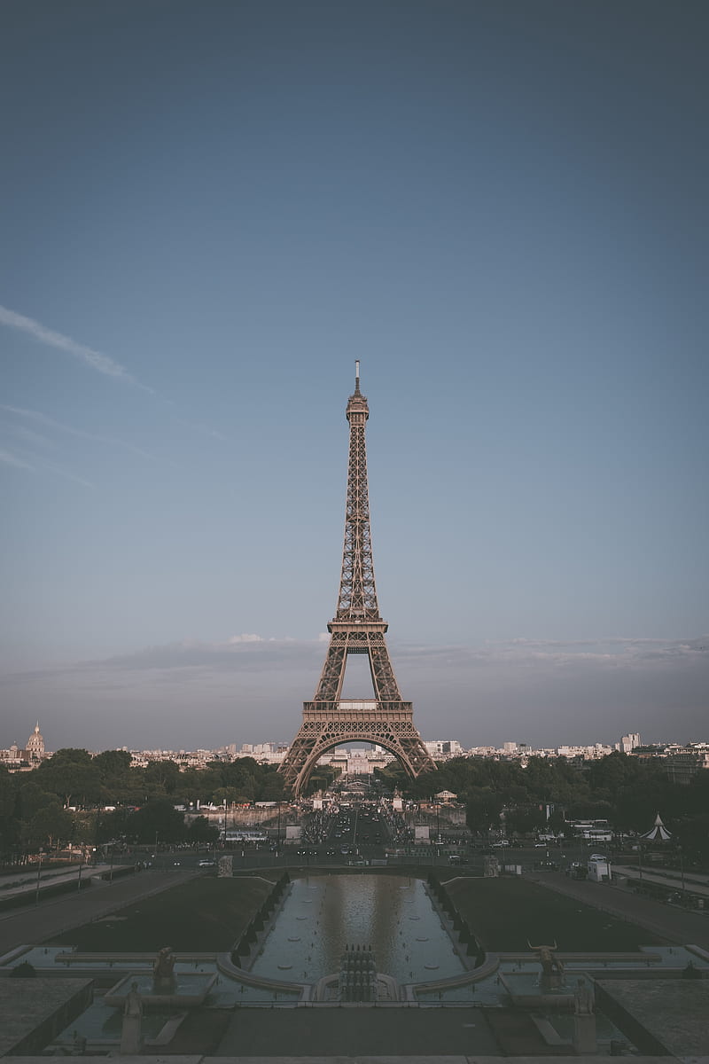 eiffel tower, paris, city, architecture, buildings, HD phone wallpaper