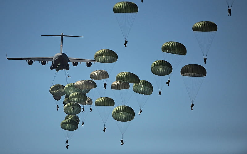 US Army Paratroopers, us army, paratroopers, 82nd airborne, HD wallpaper