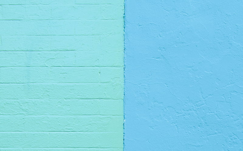 blue wall texture, brick wall texture, stone texture, blue painted wall texture, HD wallpaper
