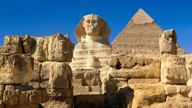 Great Sphinx of Giza, Great, Egypt, Ancient, Giza, Sphinx, HD wallpaper