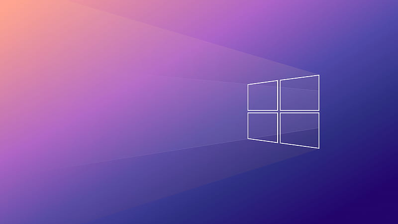 Windows 10 Gradient Art, HD wallpaper