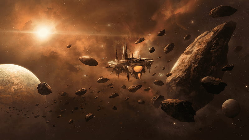 Space port Wallpaper from Stellaris  Sci fi wallpaper Wallpaper Sci fi  concept art