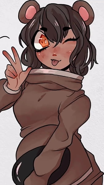 Bear anime girl pfp