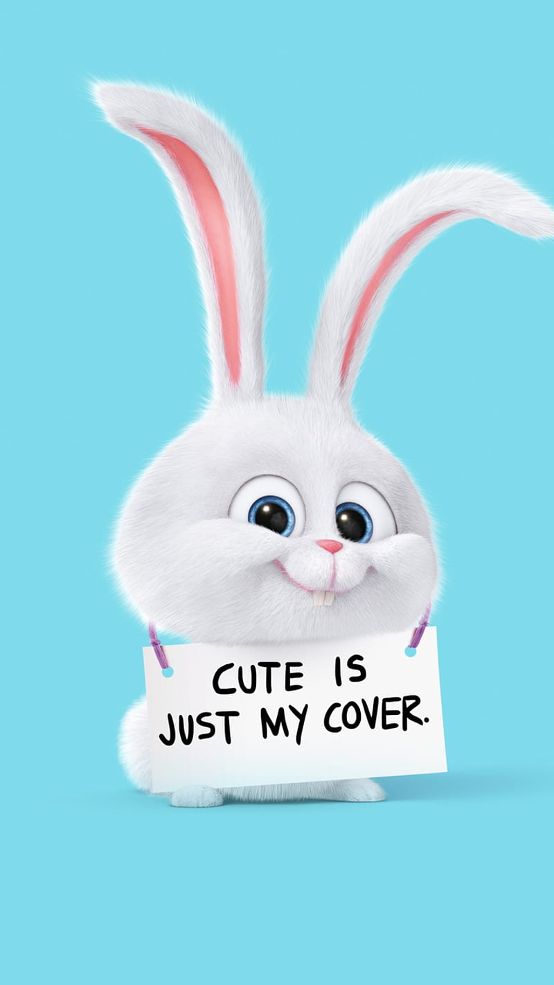 Snowball from Secret Life of Pets the secret life of pets #2016 #rabbit # snowball #1080P #wallpape… | Rabbit wallpaper, Secret life of pets, Cute  cartoon wallpapers