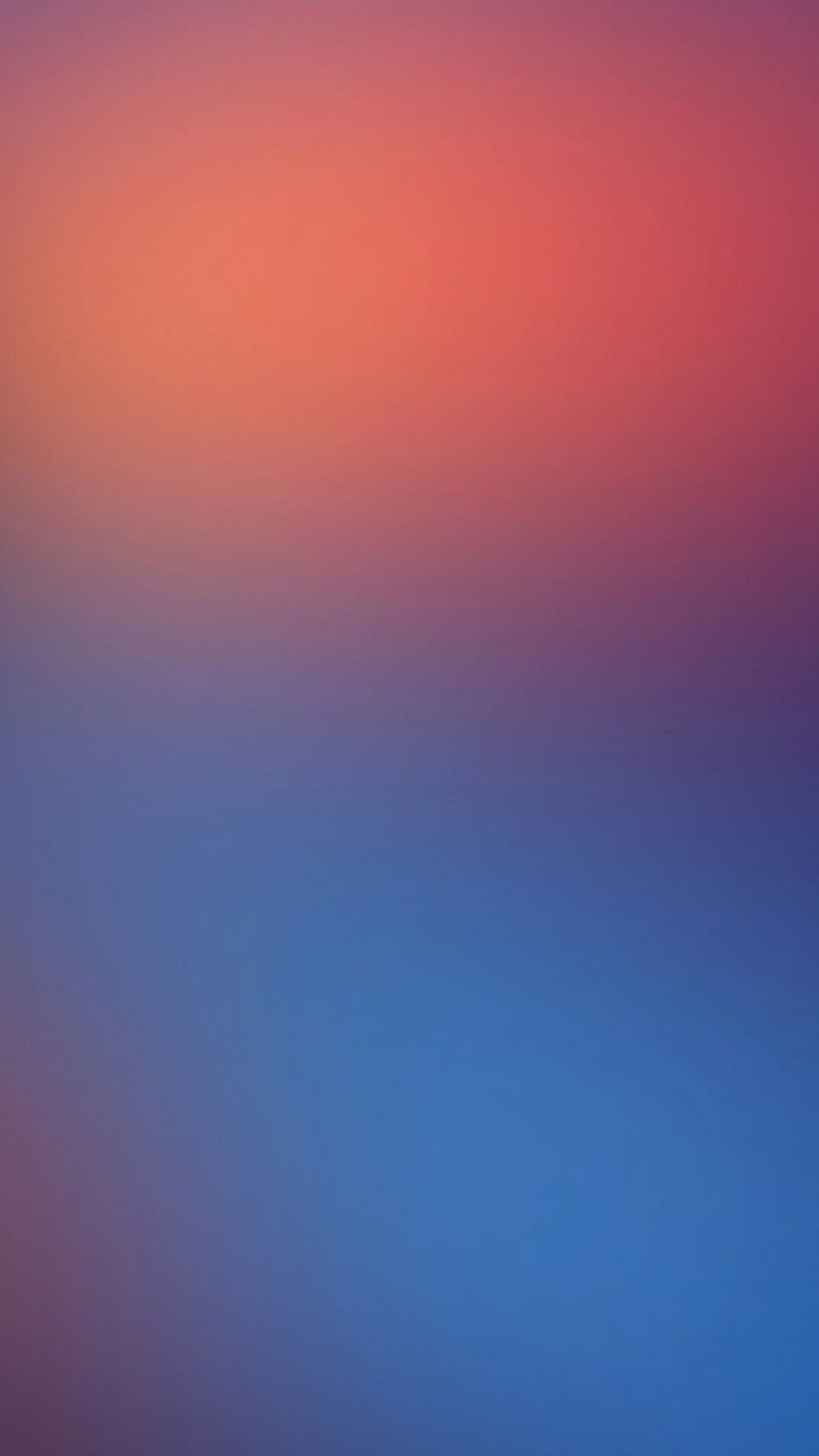 Orange blue blur, abstract, blur, colours, desenho, entertainment, galaxy plain, simple, HD phone wallpaper