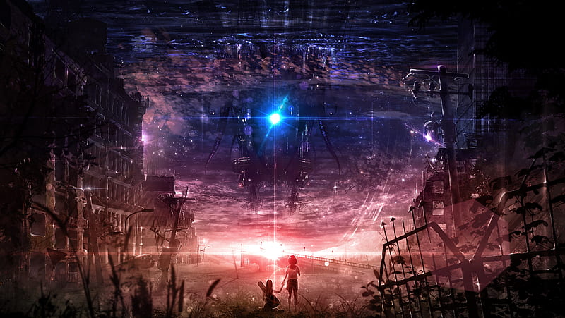 Anime, Sci Fi, Girl, Post Apocalyptic, HD wallpaper