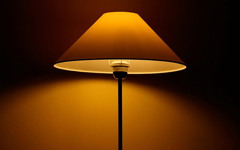 Lets Shed a little Light on the Subject, lamp, dark, shade, bright, desenho, poll, abstract, light, HD wallpaper