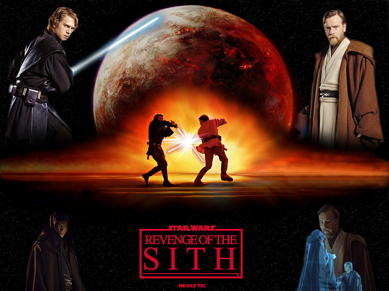 Ewan Mcgregor, Anakin Skywalker, Hayden Christensen, Movie, Obi Wan Kenobi, Star Wars Episode Iii: Revenge Of The Sith, HD wallpaper